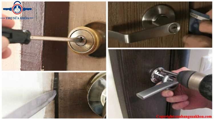 Cách mở khóa cửa khi mất chìa đơn giản nhất