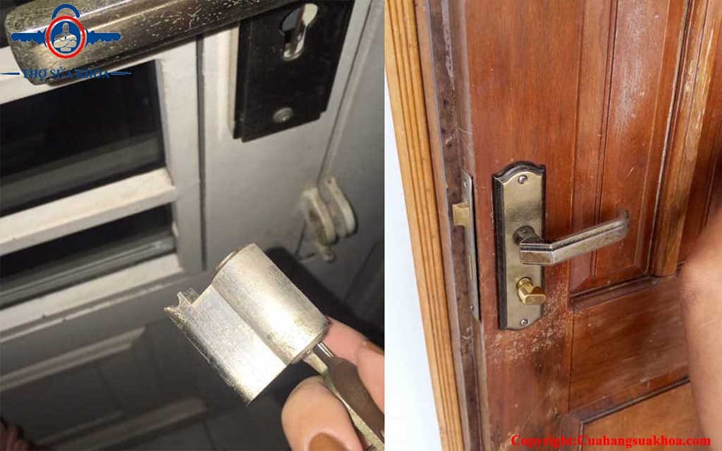 Cách lắp khóa cửa gỗ tại nhà