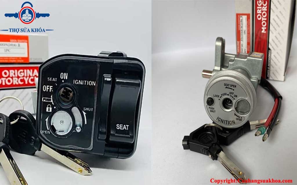 Ổ khóa 6 cạnh của hãng Honda dành cho Vision