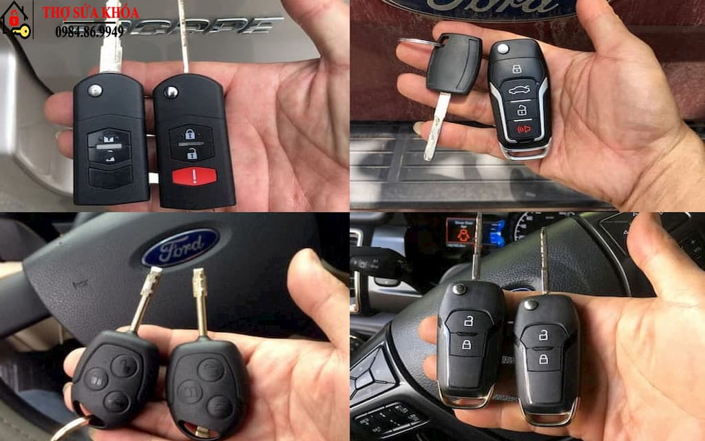 Độ chìa khóa gập ô tô