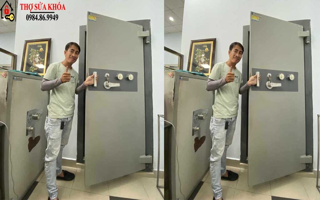 Sửa két sắt ngân hàng