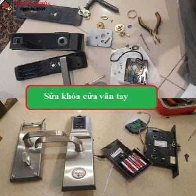 sửa khóa cửa vân tay