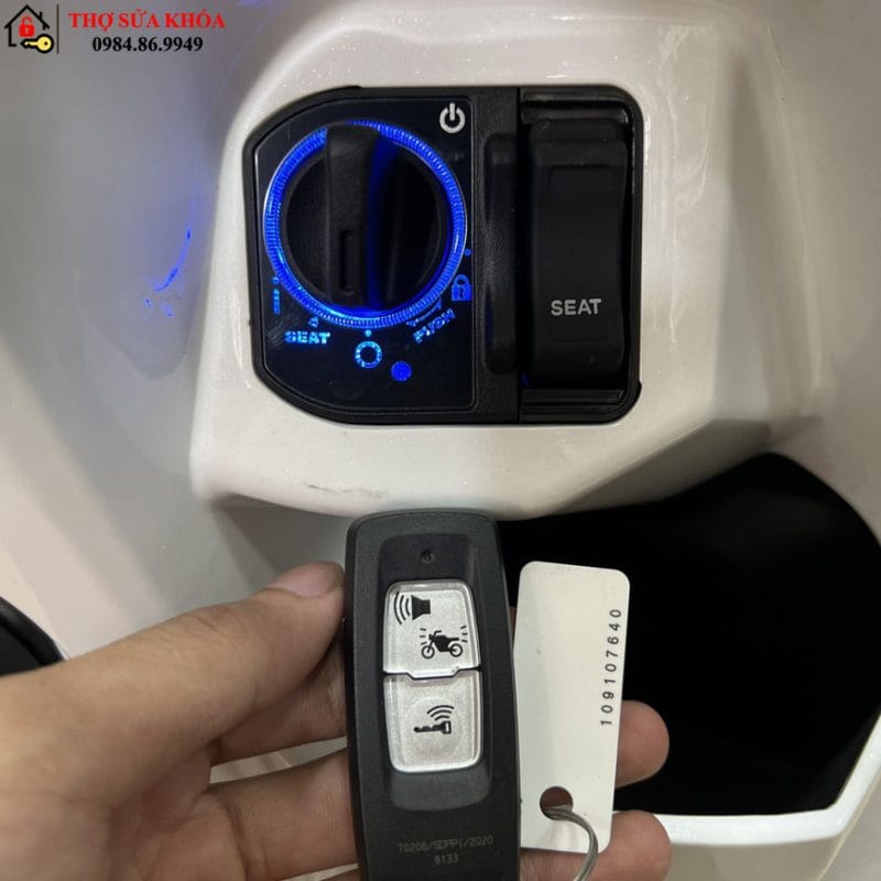 Cách mở Xe Airblade bằng mã vạch id smartkey