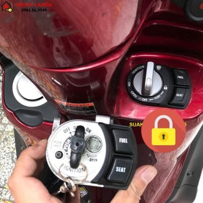 Lắp khóa chống trộm Xe Grande