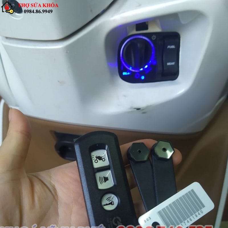 Cách mở Xe Honda bằng mã vạch ID smartkey