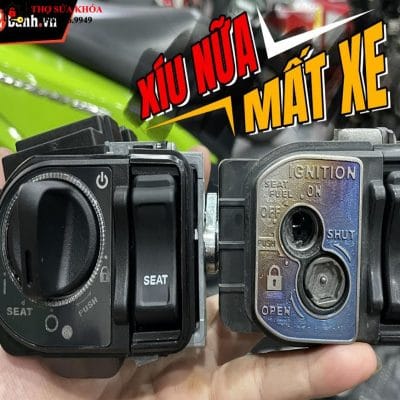 Lắp khóa chống trộm Xe Honda