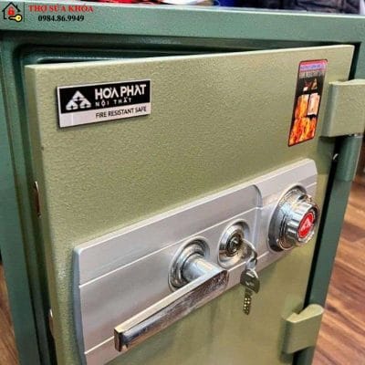 cách mở két sắt 3 số