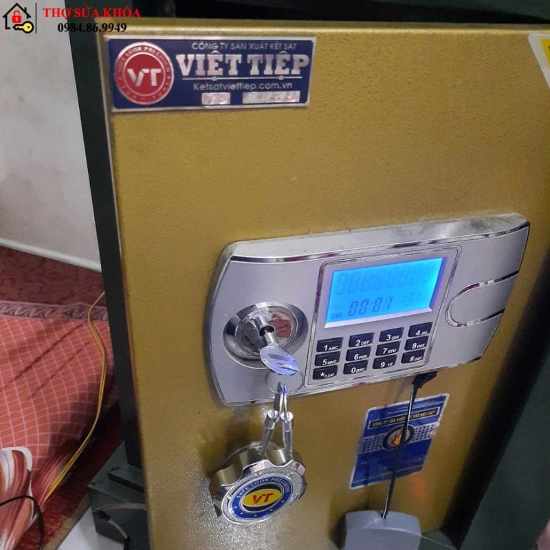 Cách mở két sắt Việt Tiệp điện tử