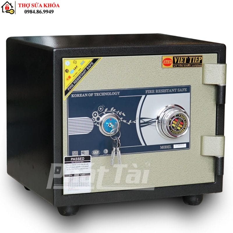 Cách mở két sắt việt tiệp khi quên mã số