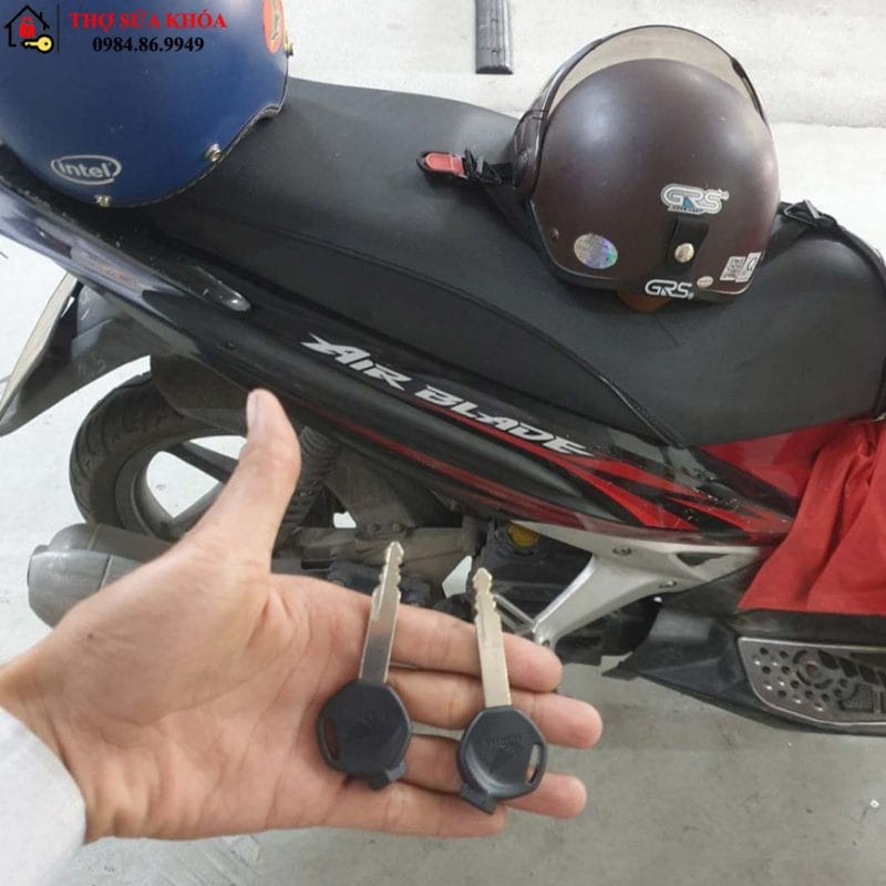 làm lại chìa khóa xe airblade