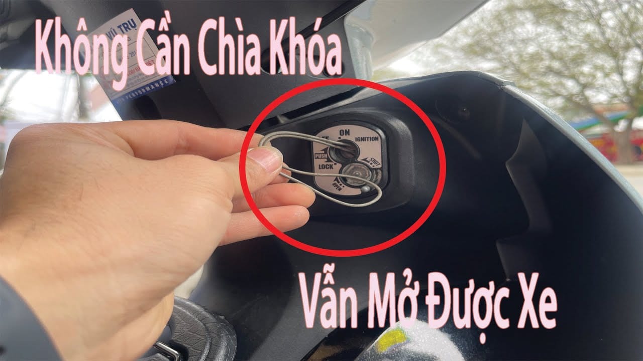 cách nổ máy xe wave không cần chìa khóa