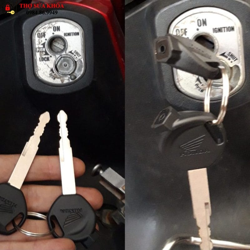 Cách đánh lại chìa khóa Xe Wave