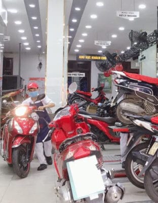 banner sửa xe máy